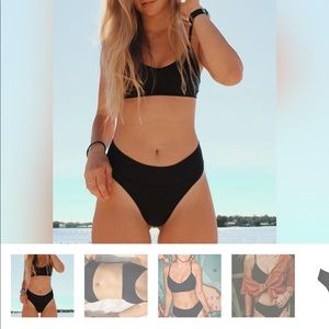 Gnash Swim dip briefs black